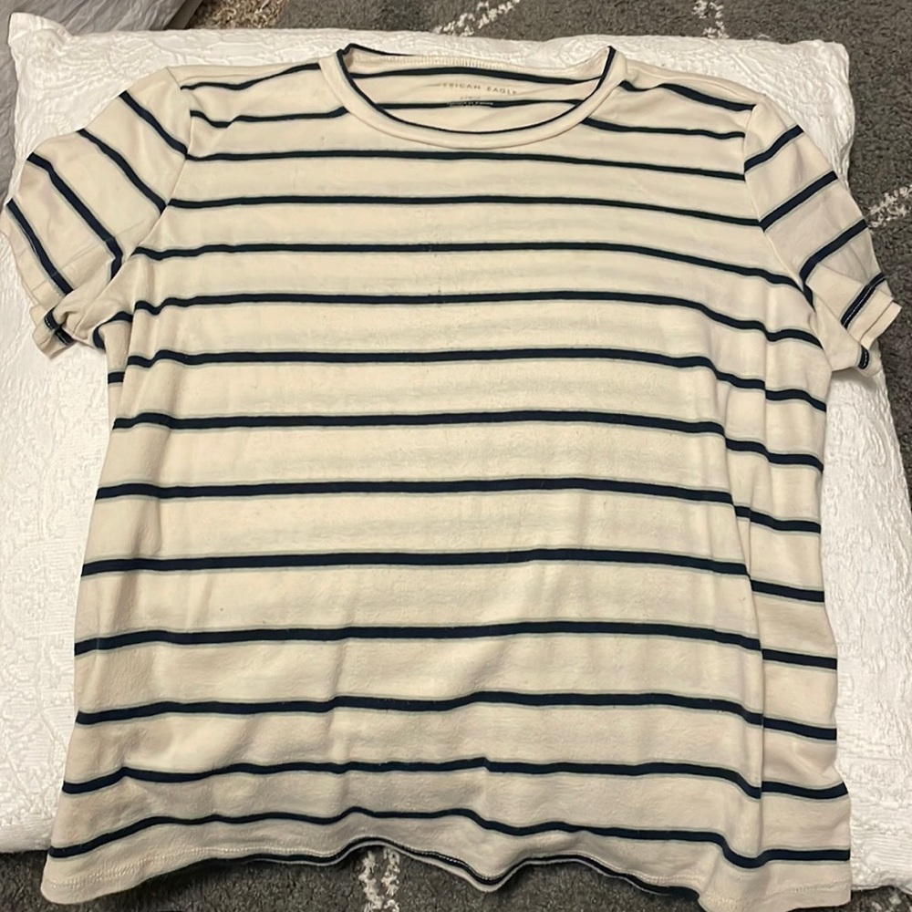 Striped American Eagle short sleeve shirt